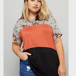 Rue21+ 4x striped T-shirt